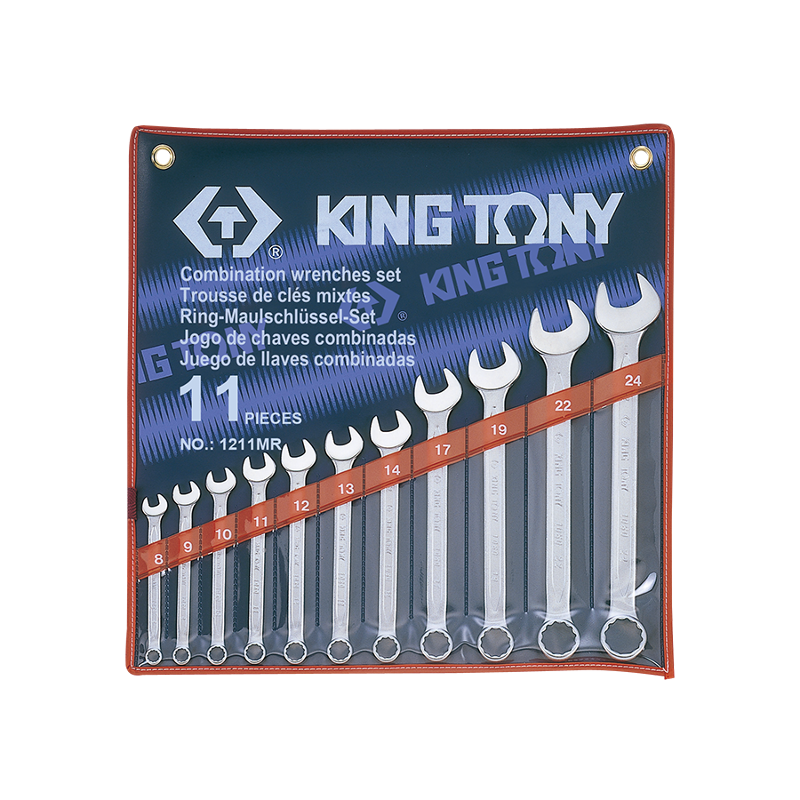 King Tony 11 PCS Combination Wrench Set, 1211MR