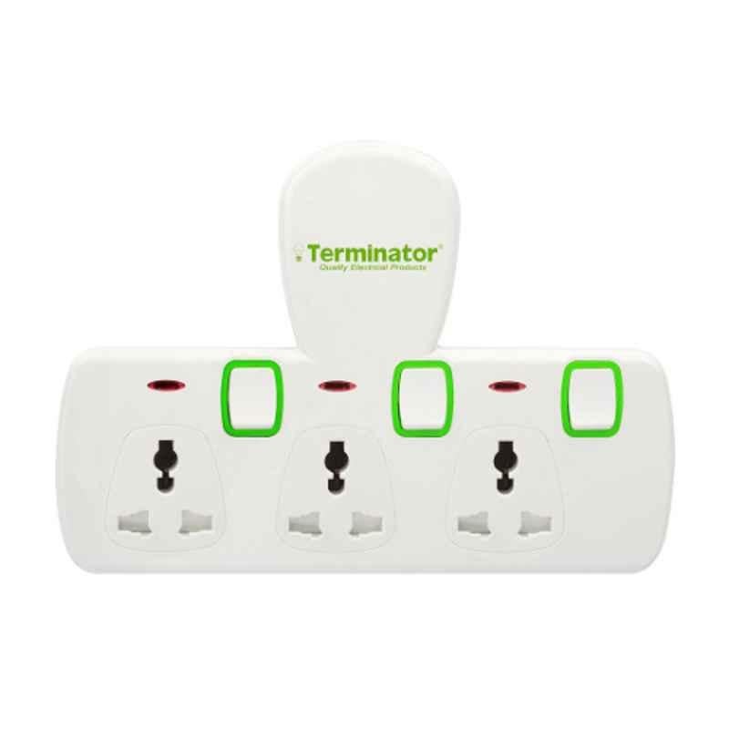 Terminator 3250W 13A 3 Way Universal T-Socket, TMA573T