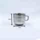 i WARE KkitchenCare 6 Pcs 90ml Stainless Steel Silver Double Wall Tea & Coffee Mug Set
