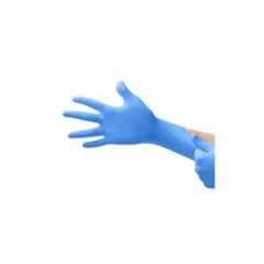 Forgesy Nitrile Non-Powdered Medical Blue Hand Gloves for Hospital & Clinic (Pack of 100)