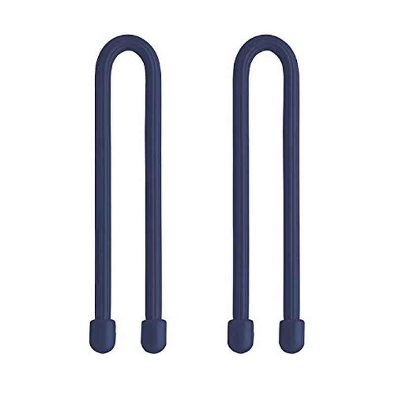 Nite Ize GearTie 6 inch Rubber Blue Reusable Twist Tie, NI5205 (Pack of 2)