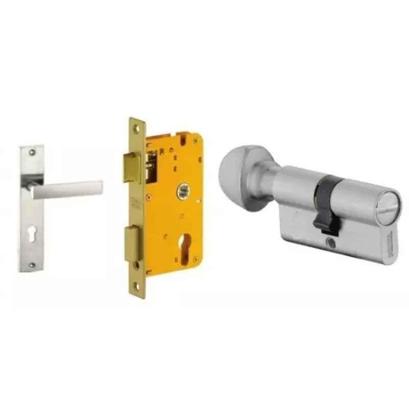 Dorset HL Series Eden 70mm Stainless Steel Door Handle Lock Set with Coin & Knob
