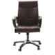 Caddy PU Leatherette Brown Adjustable Office Chair with Back Support, DM 930