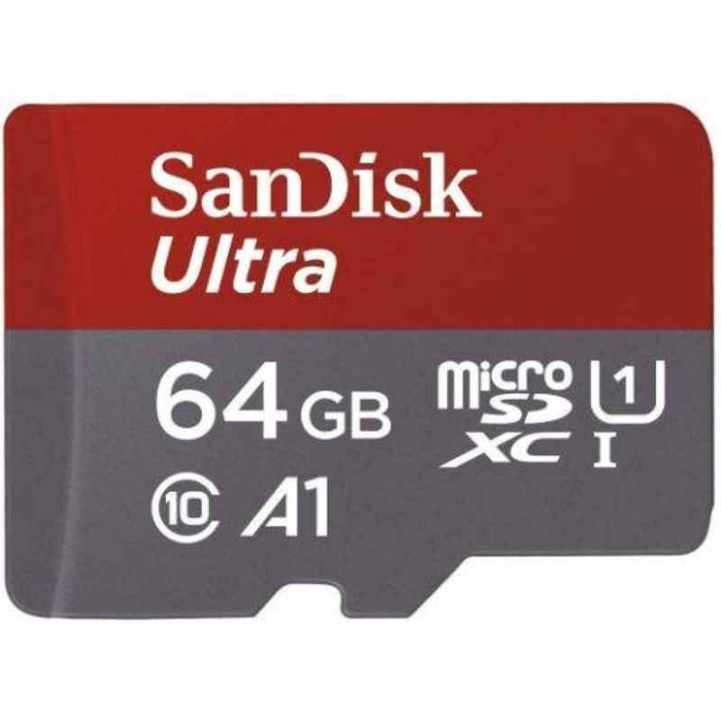 SanDisk 64GB Class 10 MicroSDXC Memory Card, SDSQUAR-064G-GN6MA