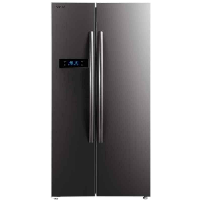 Toshiba 587L Silver Frost Free Double Door Refrigerator, GR-RS530WE-PMI