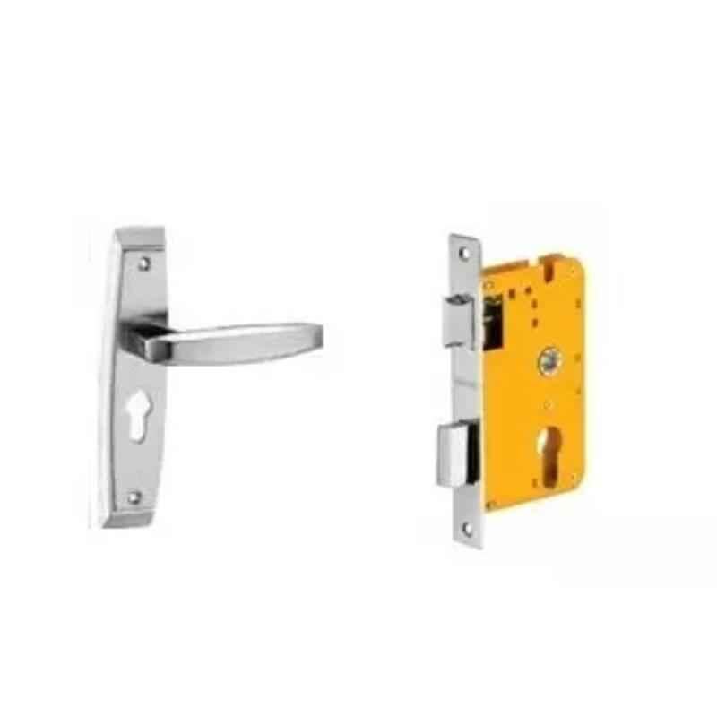 Dorset HL Series Badroli 8 inch Stainless Steel Patina Finish Door Handle Lock Set with Mortise Latch (Pack of 3)