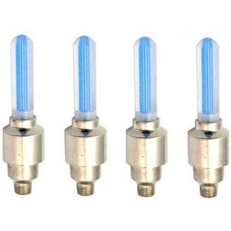 Kozdiko 4 Pcs Blue Car Tyre LED Light Set with Motion Sensor for Audi A3 Cabriolet, koz_11959