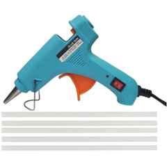 Gunstick 20W Firozi Glue Gun with 5 Pcs Glitter Glue Sticks