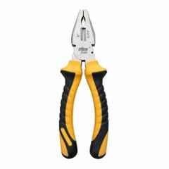 Otex 8 inch Chrome Vanadium Steel Yellow & Black Heavy Duty Combination Plier with Anti-Slip TPR Handle