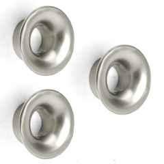Plantex Knobs for Drawers/Drawer Knobs/Round Knob for Cabinets/Pull-Push Knob for Kitchen/Bedroom Drawer (Pack of 3) Satin