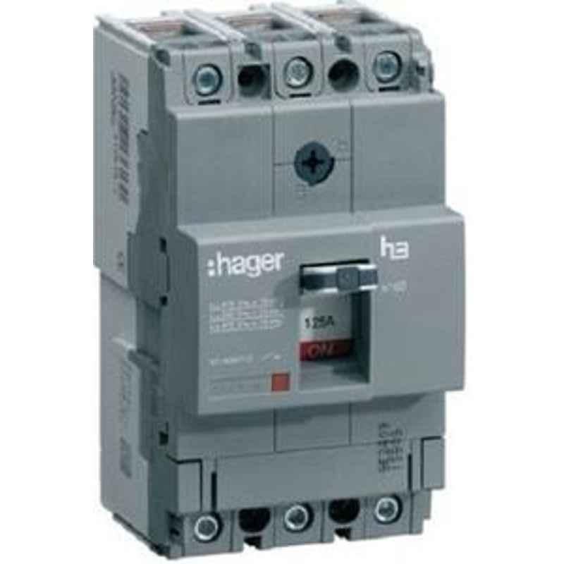Hager HHA100Z 100 A Thermal Magnetic Release MCCB