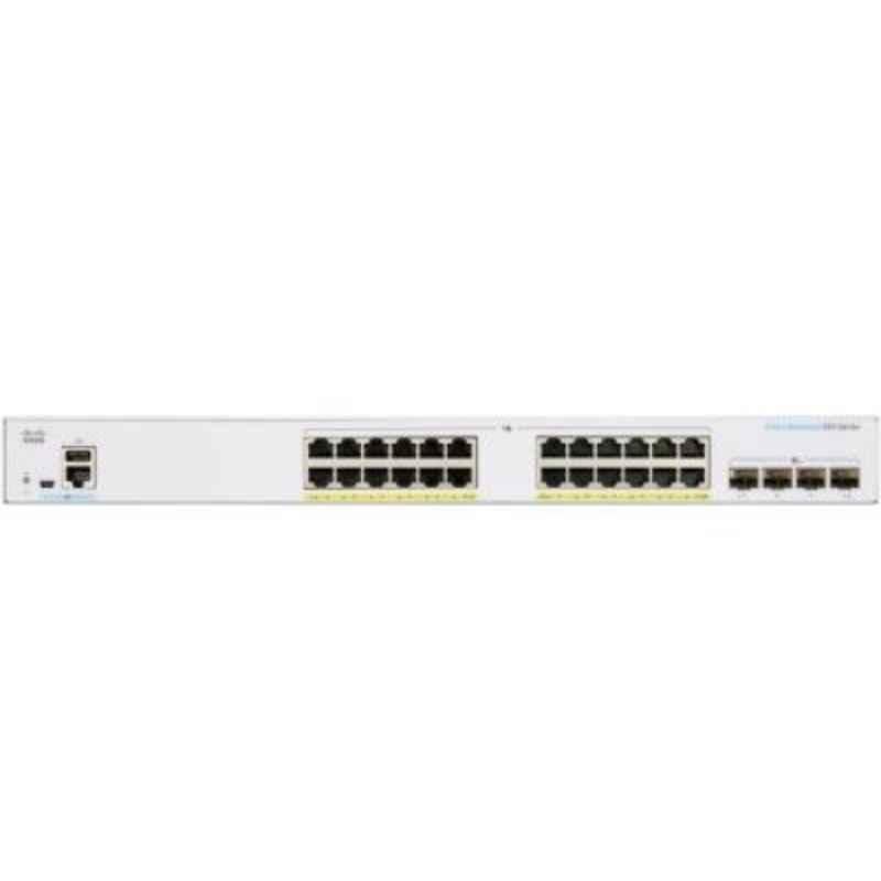 Cisco Business 250 Series 8 Ports GE Partial PoE Desktop White Smart Network Switch, CBS2508PPD