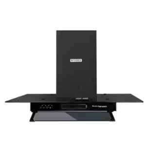 Faber 90cm 1095CMH Black Wall Mounted Chimney, Hood 3N1 Aerost. Star Pro 3D AB TC 90