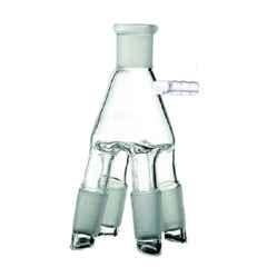 ABGIL B-34 Borosilicate 3.3 Glass Multi Vacuum Receiver Limb Adapter, ABG672
