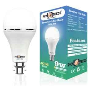 Pick Ur Needs 9W Rechargeable Inverter LED Bulb for Home Emergency, EL-i9W