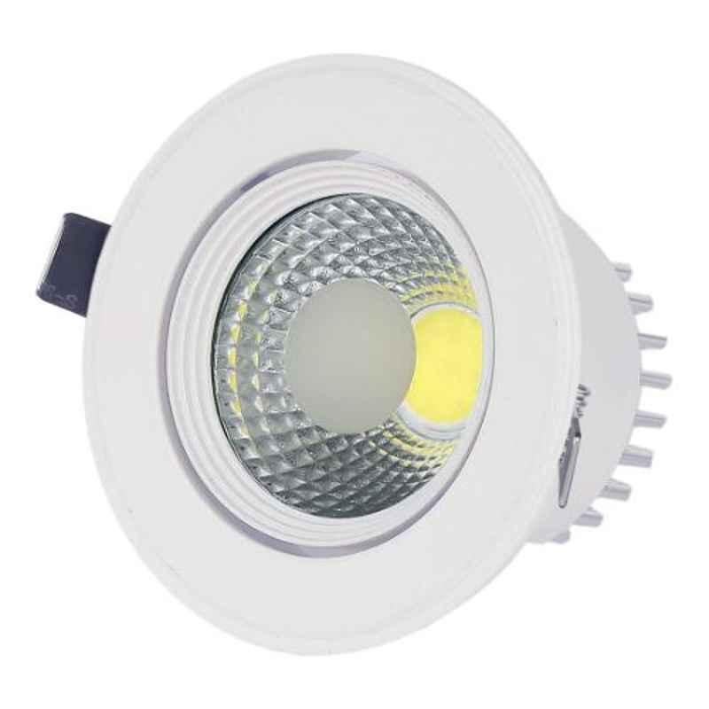 Oreva COB 3W 3000K Round Warm White LED Spot Light, ORSL-R1-3W COB (Pack of 2)