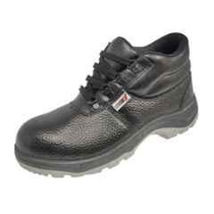 Udyogi UFORCE 2020 Steel Toe High Ankle Black Safety Shoes, Size: 7