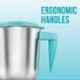 Havells Aspro Plus 500W White & Light Blue Mixer Grinder with 3 Jars, GHFMGCYB050