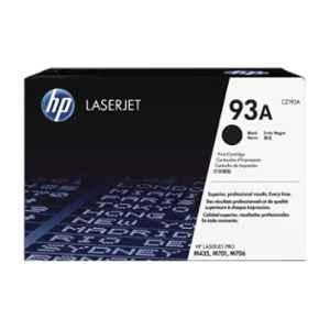 HP 93A Black LaserJet Toner Cartridge, CZ192A