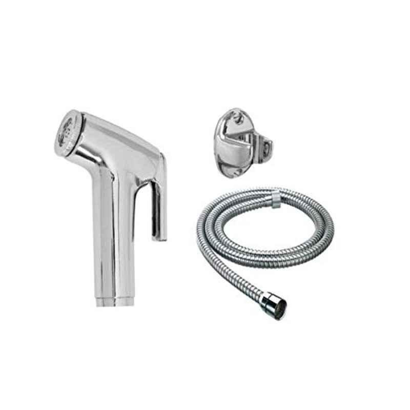 Logger Safari ABS Plastic Chrome Finished Health Faucet with Stainless Steel Tube & PVC Holder