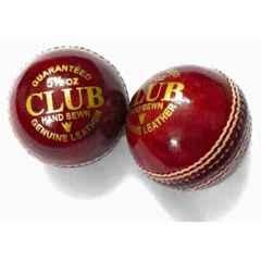 Matrica Leather Standard Red Professional Grade Impact Cricket Ball for Club Play (Pack of 2)