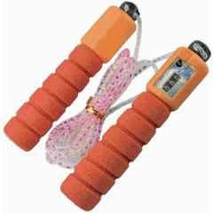 QUIT-X 320cm Orange Adjustable Professional Speed Skipping Rope with Non-Slip Handles