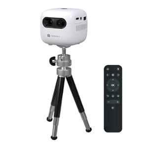 Portronics Pico14 1600lm White Full HD Smart LED Projector