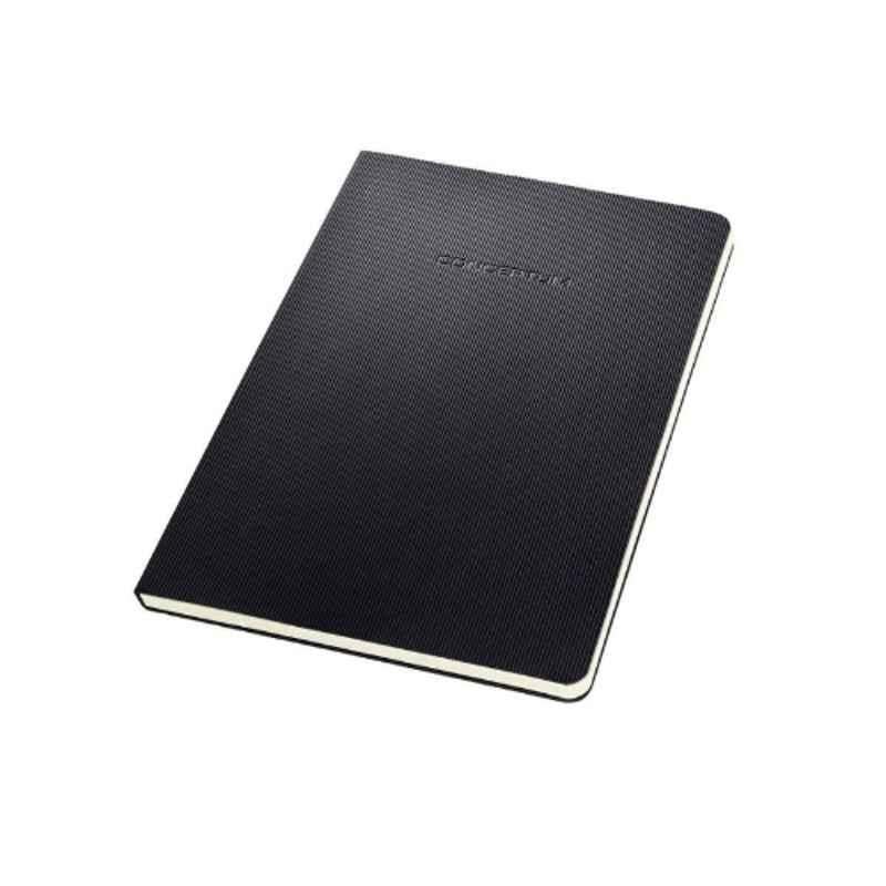 Sigel CONCEPTUM A5 Black softcover graph ruled Notepad, CO802