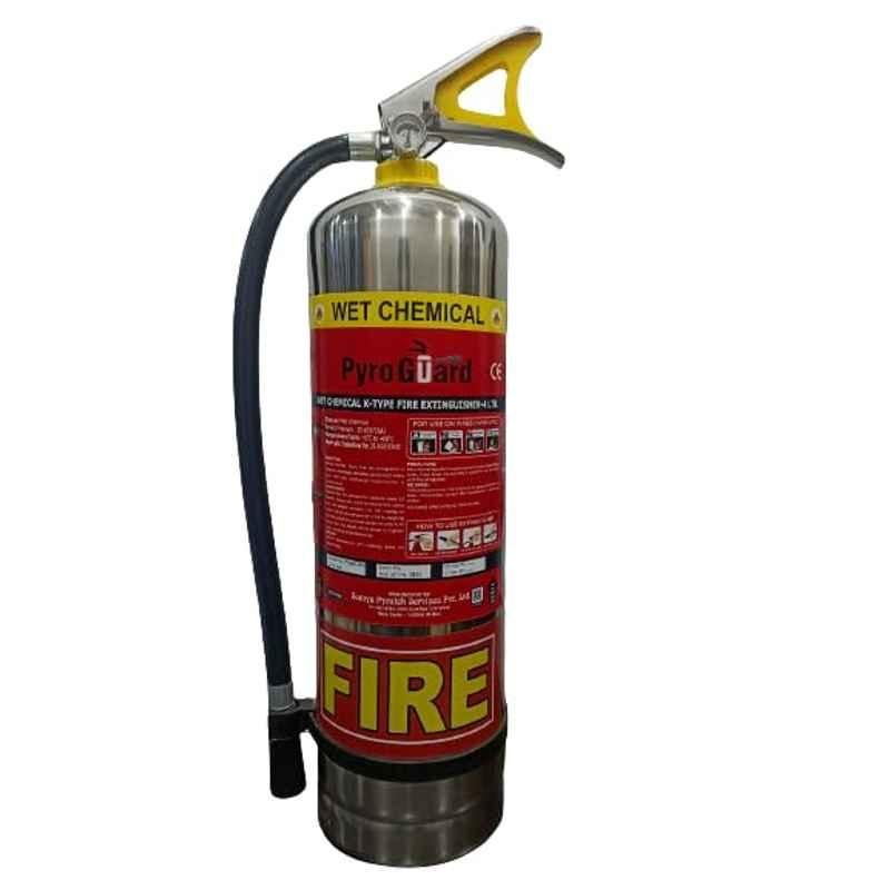Buy Pyro Guard 4kg K Type Wet Chemical Fire Extinguisher, PGWC-04 Online At  Price ₹9560