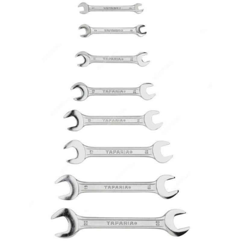 Taparia 8 Pcs Double Open Ended Spanners Set, DEP-08