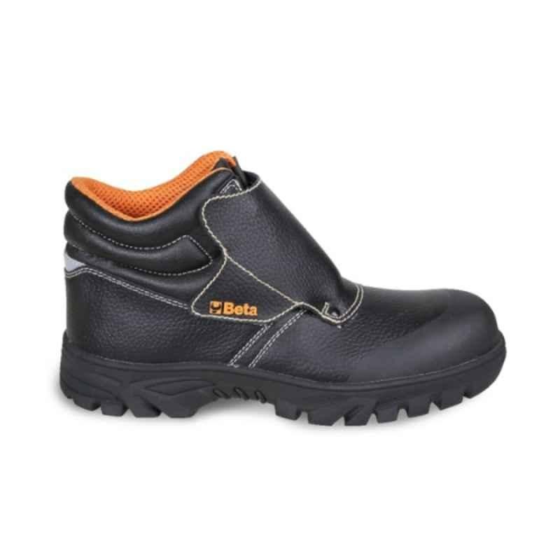 Beta Basic Plus 7310CRK Leather Composite Toe Black Safety Shoes, 073100343, Size: 9