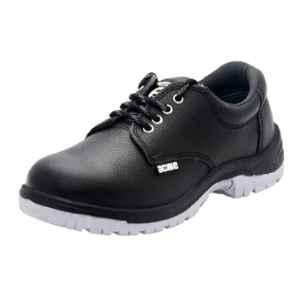 Acme Trends AP-25 Leather Low Ankle Steel Toe Black Work Safety Shoes, Size: 11