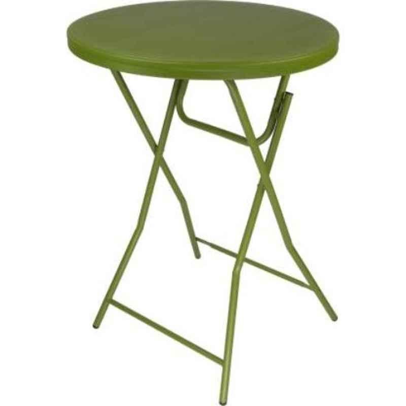 Supreme Cafe Mehndi Green Plastic Round Outdoor Table