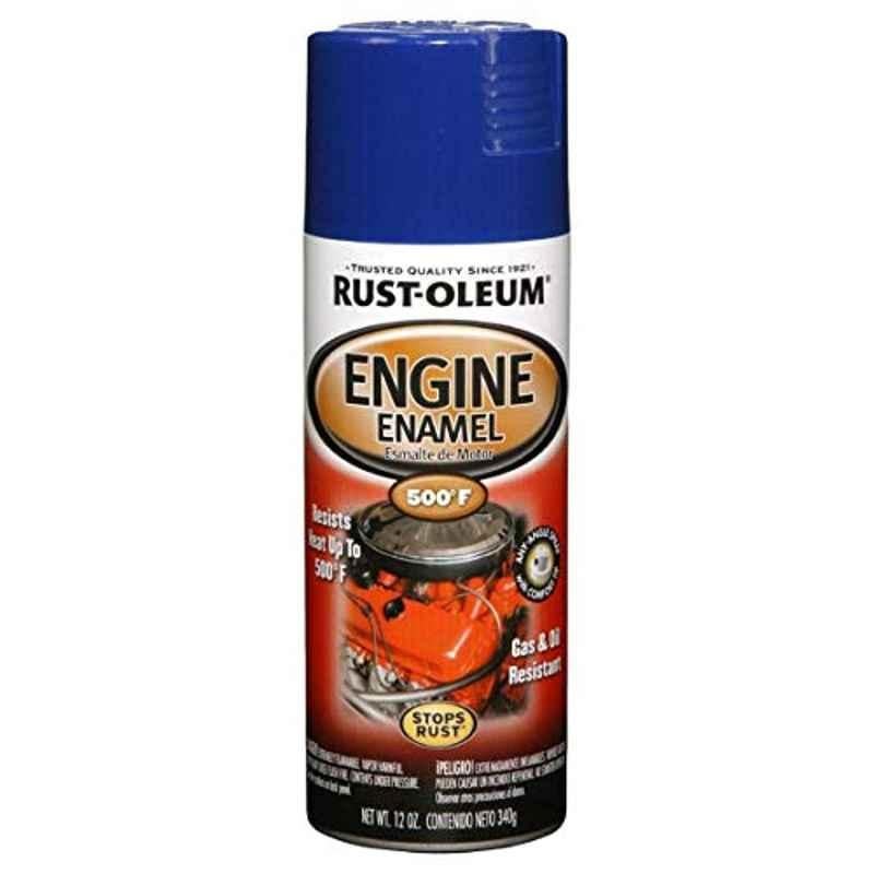 Rust-Oleum 12 Oz Blue High Heat Enamel Spray, 248946