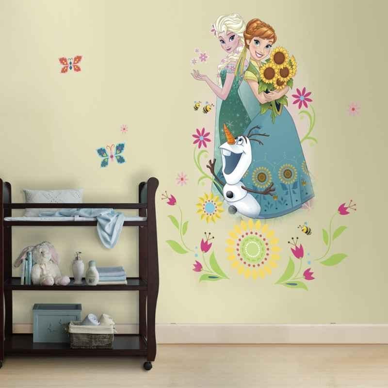 Buy Asian Paints Vinyl Green Nilaya Disney Frozen Fever Group Giant Graphic  Self Adhesive Wall Sticker, HPCA4541 Online At Best Price On Moglix