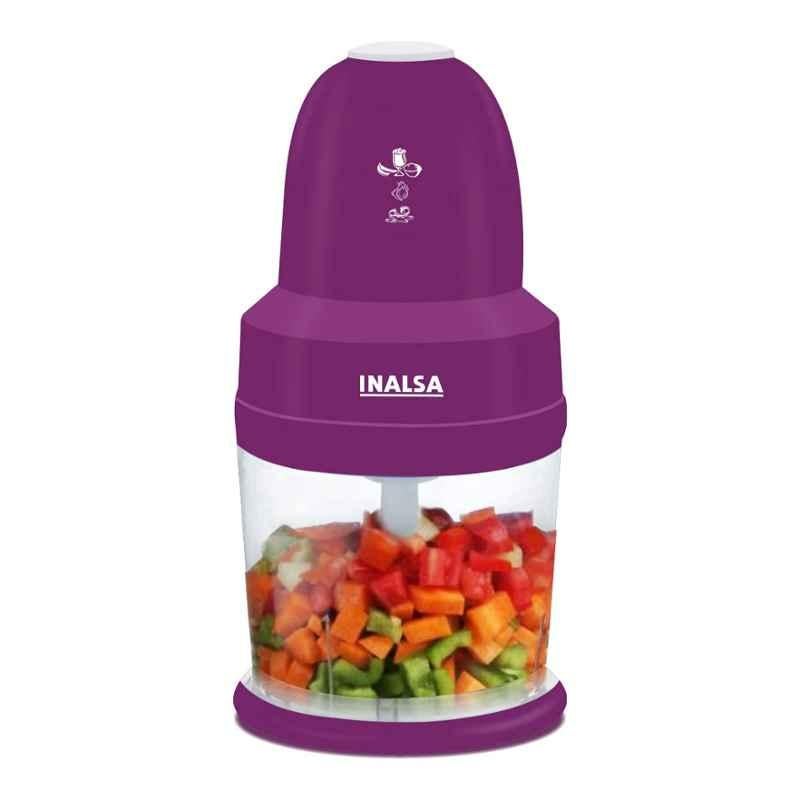 Inalsa Joy Plus 300W Copper Motor Electric Chopper with Double Layer Stainless Steel Blade & One Touch Operation
