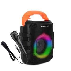 Krisons Sunshine 35W 4 inch Woofer Multi-Media Bluetooth Party Speaker with Wired Mic, Digital Display, RGB Lights, USB, SD Card & FM Radio