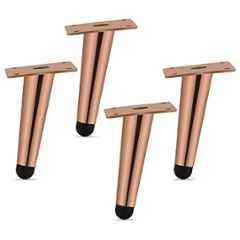 Plantex Heavy Duty Stainless Steel 4 inch Sofa Leg/Bed Furniture Leg Pair for Home/Furniture Sofa Legs for Table/Sofa Support Legs/Sofa Furniture Leg Rose Gold Set of 4 Pcs