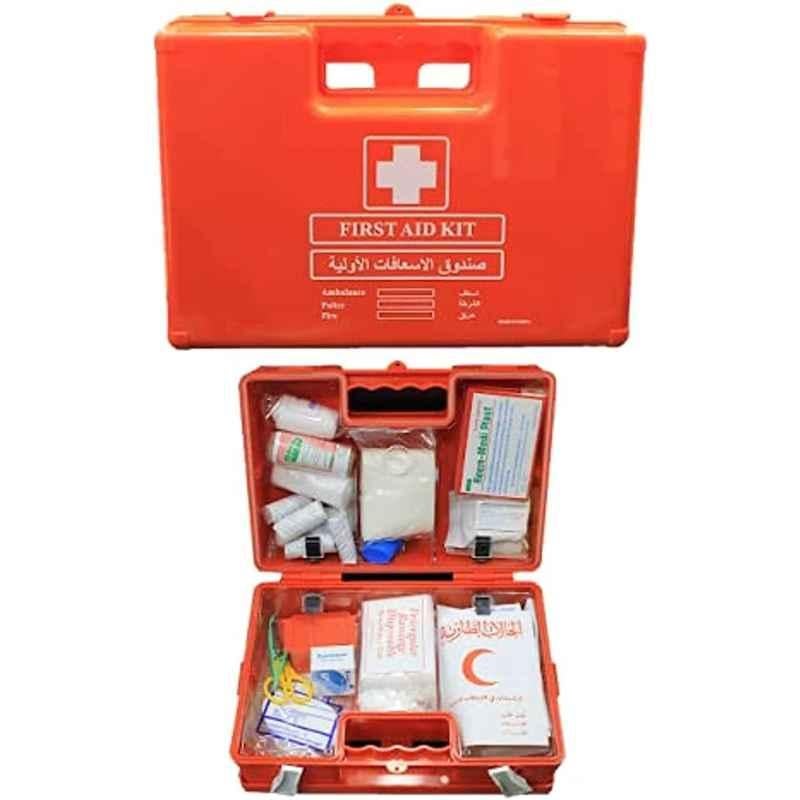 20-25 People ABS Heavy Duty First Aid Kit with Wall Mounted Bracket