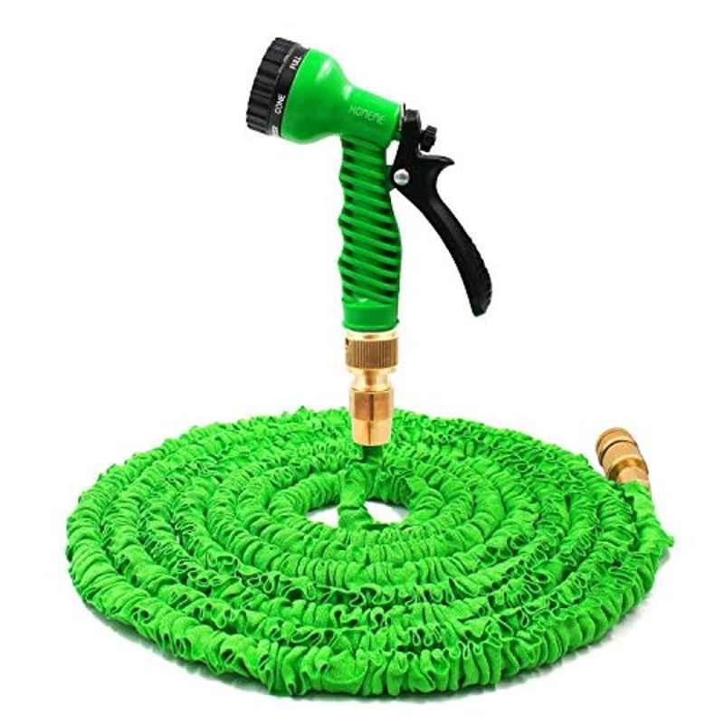 Robustline 75ft Latex Magic Garden Hose with Brass Connector & Spray Nozzle