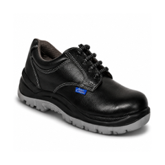 Allen Cooper AC 1102 Antistatic Steel Toe Black & Grey Work Safety Shoes, Size: 7