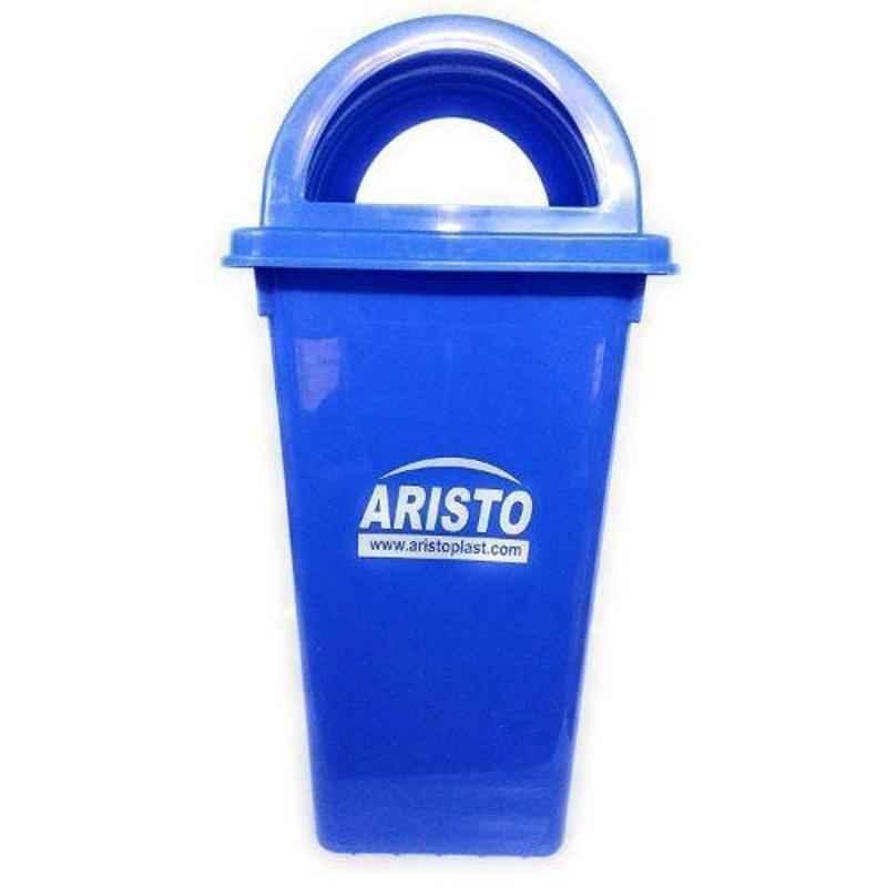 Aristo 60L Plastic Blue Dustbin with Dome Lid