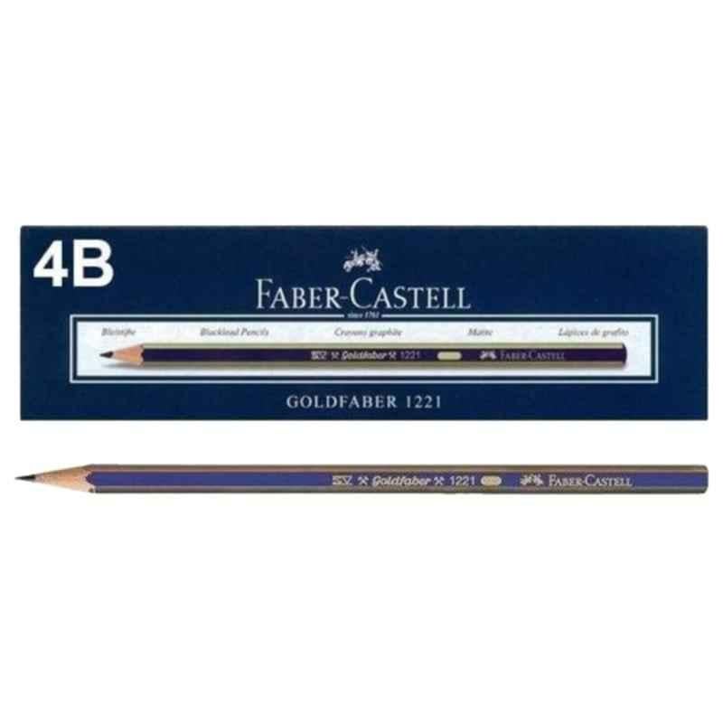 Faber Castell GOLDFABER 1221 4B Graphite pencil, 112504