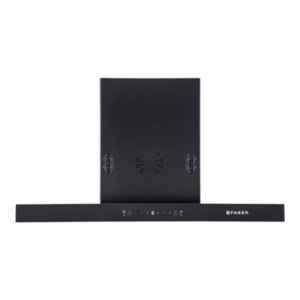 Faber Silencio 1400m3/hr 90cm Black Heat Autoclean Wall Mounting Chimney, 325.0682.703