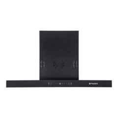 Faber Silencio 1400m3/hr 90cm Black Heat Autoclean Wall Mounting Chimney, 325.0682.703