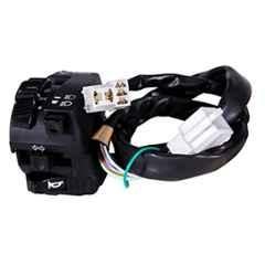 Uno Minda LHS Handle Bar Switch with 2 Coupler & 1 Bullet Terminals for Hero Super Splendor, SW-0685B
