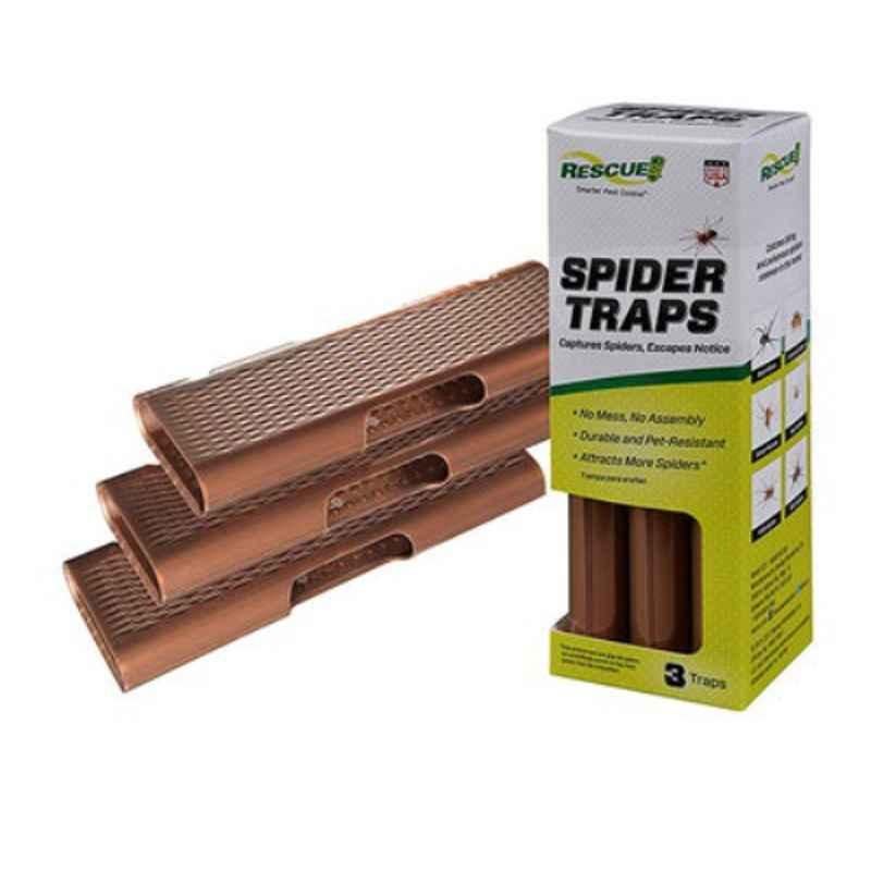 Rescue 7.5 inch Brown Anti-Toxic Spider Trap (Pack of 3)