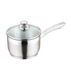 Vinod 1.1 Litre Induction Friendly Two Tone Saucepan with Lid, 3314 (Pack of 5)