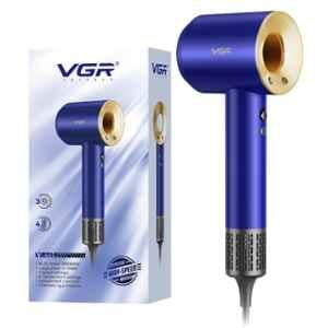 VGR V-445 1600W ABS Blue Professional Hair Dryer with 3 Speed Settings