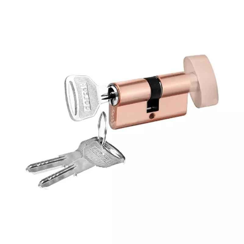 Dorset CL 504 HG 80mm Stainless Steel Hamilton Gold Finish Euro Profile Pin Cylinder Lock (Pack of 2)
